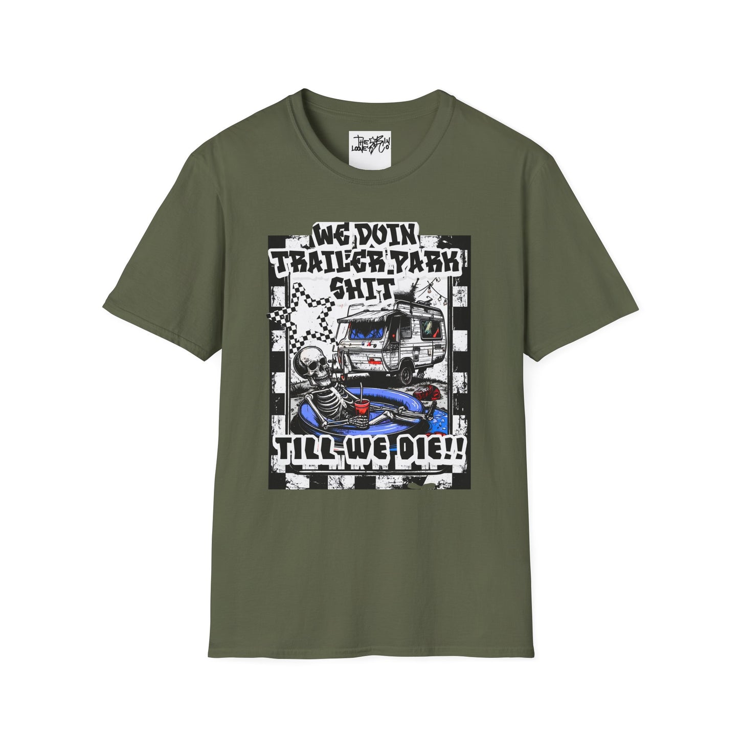 Dega Free Campin Pool boy | doing trailer park sh**till we die Tee