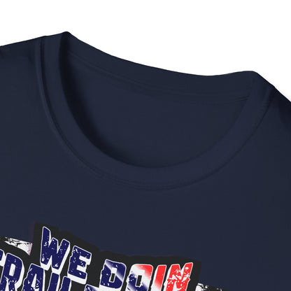 Dega Ready" Patriotic RV Skeleton Tee | Red White & Blue Trailer Park Sh*t Graphic