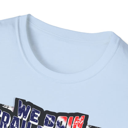 Dega Ready" Patriotic RV Skeleton Tee | Red White & Blue Trailer Park Sh*t Graphic