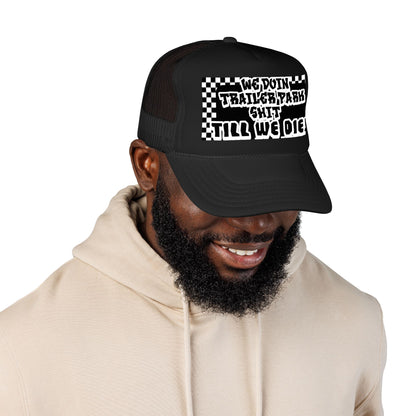 Trailer Park S*** trucker hat | Dega Ready Camper Camping Champs