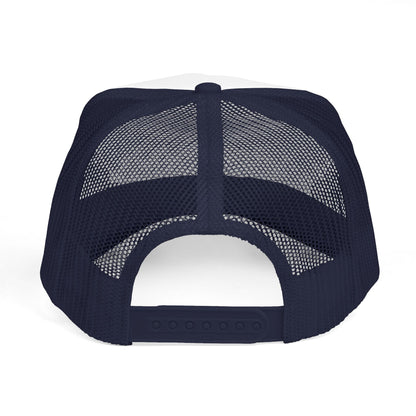 Trailer Park Sh*t" Retro Trucker Hat | Dega Ready Checkerboard Mesh Back Cap
