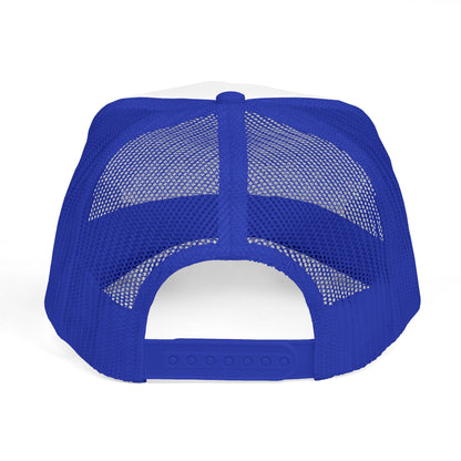 Trailer Park Trucker Hat With Checkerboard Mesh Back Cap