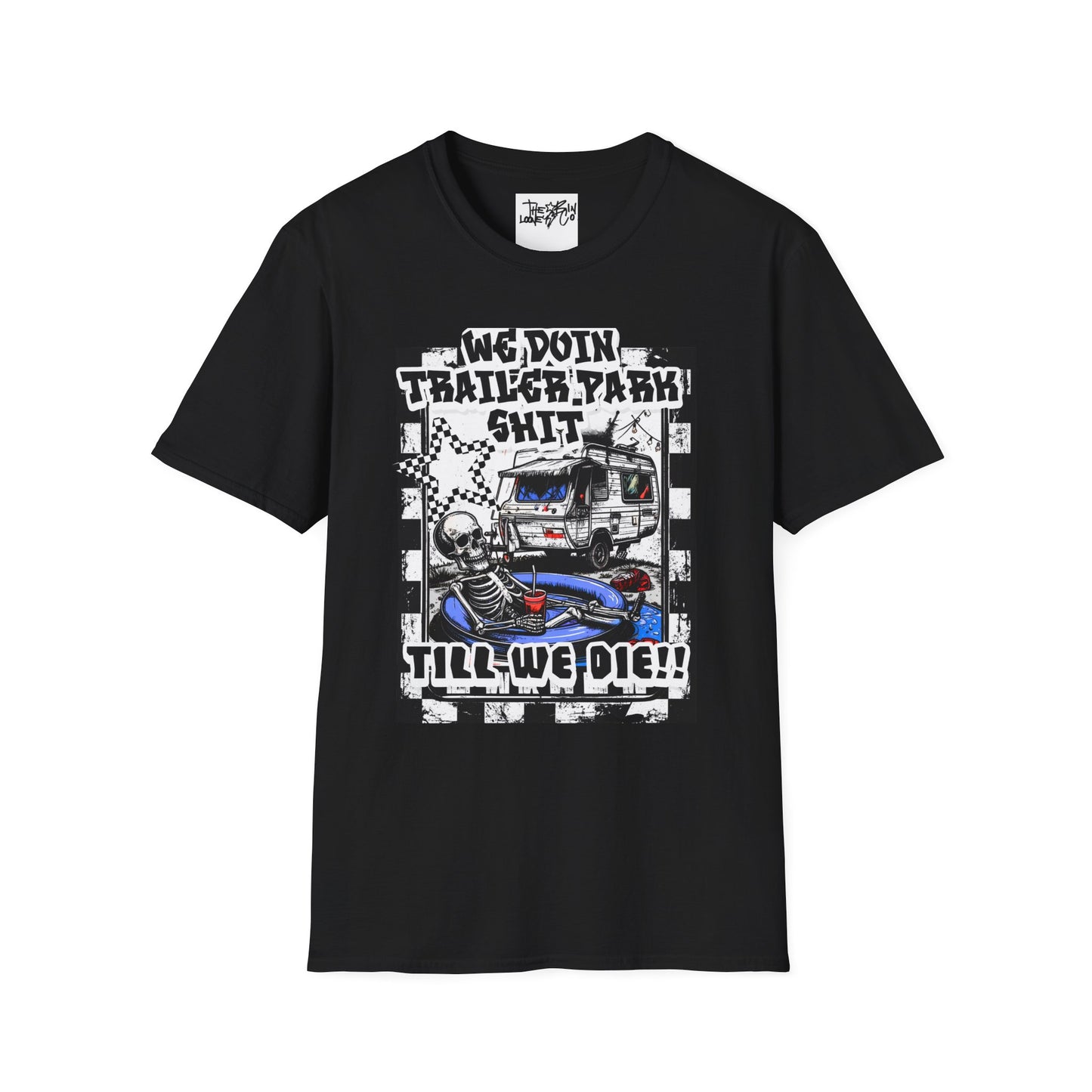 Dega Free Campin Pool boy | doing trailer park sh**till we die Tee