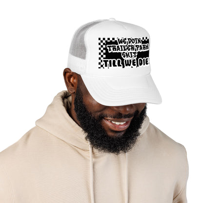 Trailer Park S*** trucker hat | Dega Ready Camper Camping Champs