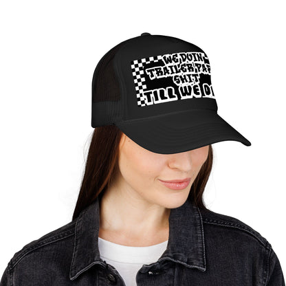 Trailer Park S*** trucker hat | Dega Ready Camper Camping Champs