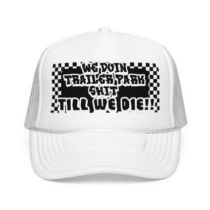 Trailer Park S*** trucker hat | Dega Ready Camper Camping Champs