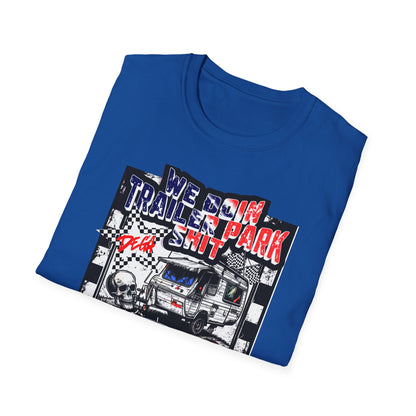 Dega Ready" Patriotic RV Skeleton Tee | Red White & Blue Trailer Park Sh*t Graphic